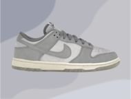 The Dunk Low "Cool Grey" women's football sneakers (Image via StockX)